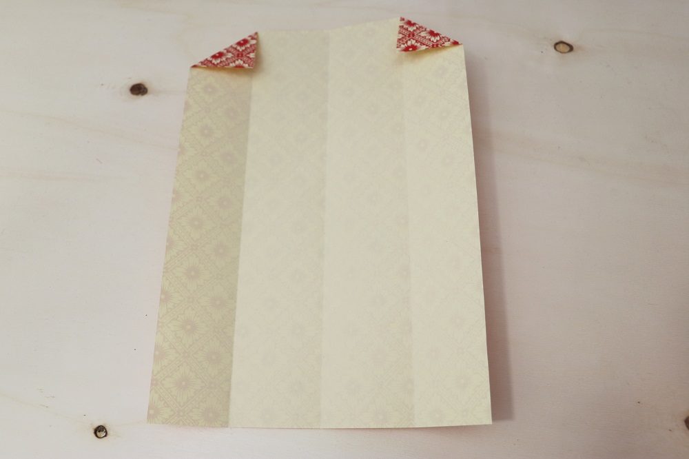 Origami Papierhülle 6